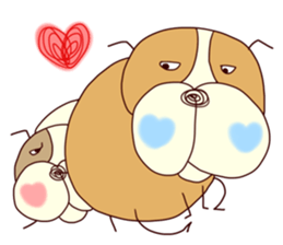 heart bull sticker #3667560