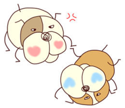 heart bull sticker #3667565