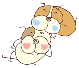 heart bull sticker #3667566