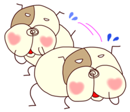 heart bull sticker #3667569