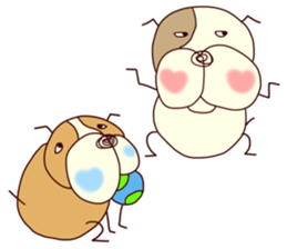 heart bull sticker #3667571