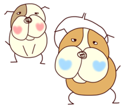 heart bull sticker #3667575