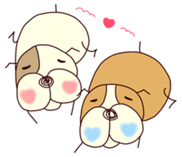 heart bull sticker #3667578