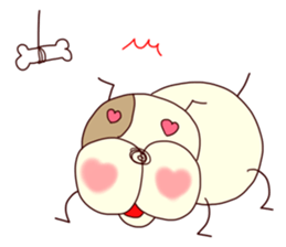 heart bull sticker #3667580