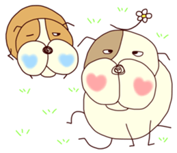 heart bull sticker #3667581