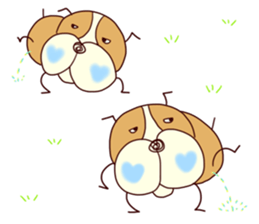 heart bull sticker #3667585