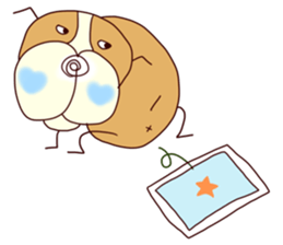 heart bull sticker #3667586