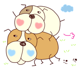 heart bull sticker #3667588