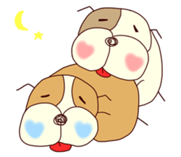 heart bull sticker #3667590