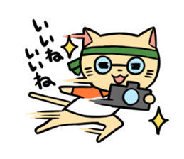 Cats and train sticker #3667661