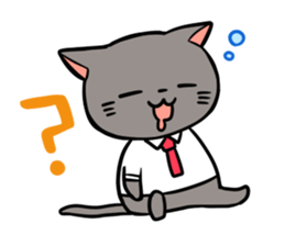 Cats and train sticker #3667664