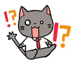 Cats and train sticker #3667666