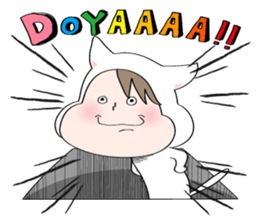 cute cat in the hole2 sticker #3667902