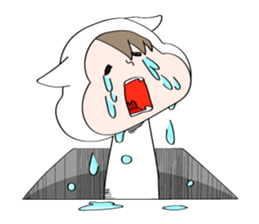 cute cat in the hole2 sticker #3667903