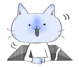 cute cat in the hole2 sticker #3667905