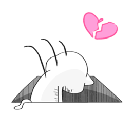 cute cat in the hole2 sticker #3667909