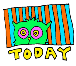 GREEN CAT PYUNTA sticker #3668123