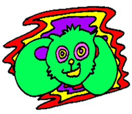 GREEN CAT PYUNTA sticker #3668131