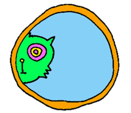 GREEN CAT PYUNTA sticker #3668137