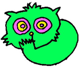 GREEN CAT PYUNTA sticker #3668138