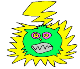 GREEN CAT PYUNTA sticker #3668145