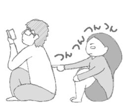 Daily life of the couple sticker #3668187