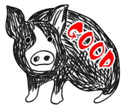 Oh!Funny animal sticker #3668232