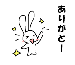 Cute rabbit cute rabbit sticker #3668352