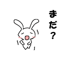 Cute rabbit cute rabbit sticker #3668358