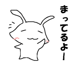 Cute rabbit cute rabbit sticker #3668359