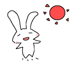 Cute rabbit cute rabbit sticker #3668387