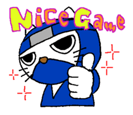 Card gamer NINJA CAT Sticker sticker #3668398