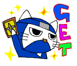 Card gamer NINJA CAT Sticker sticker #3668404