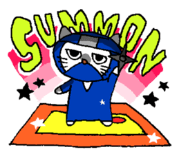 Card gamer NINJA CAT Sticker sticker #3668419
