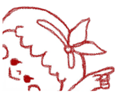 Girl of crayons. World Edition sticker #3668758