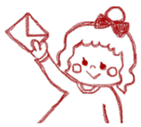 Girl of crayons. World Edition sticker #3668778