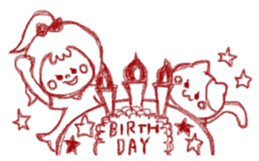 Girl of crayons. World Edition sticker #3668789