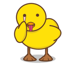 Chick of Peach sticker #3669091