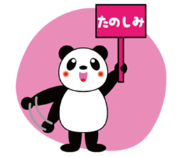 Placard Panda sticker #3669158