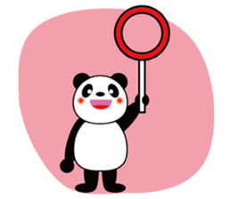 Placard Panda sticker #3669159