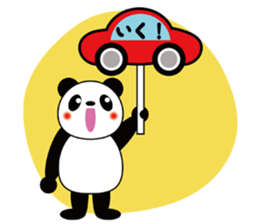 Placard Panda sticker #3669161