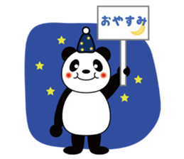 Placard Panda sticker #3669164