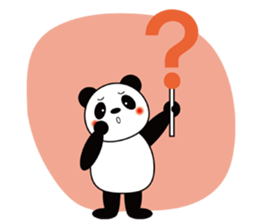 Placard Panda sticker #3669170