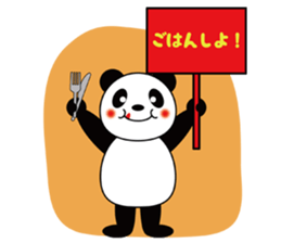 Placard Panda sticker #3669183