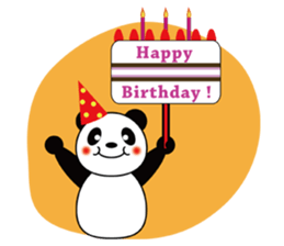 Placard Panda sticker #3669190