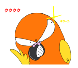 Piegii of the parakeet which sulked sticker #3669364