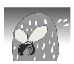 Piegii of the parakeet which sulked sticker #3669380