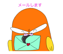 Piegii of the parakeet which sulked sticker #3669384