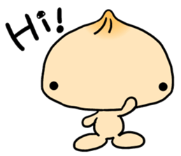 Meat bun sticker sticker #3670551