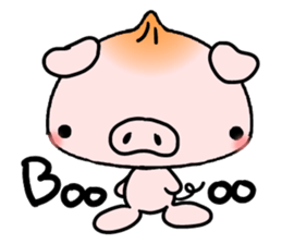 Meat bun sticker sticker #3670576
